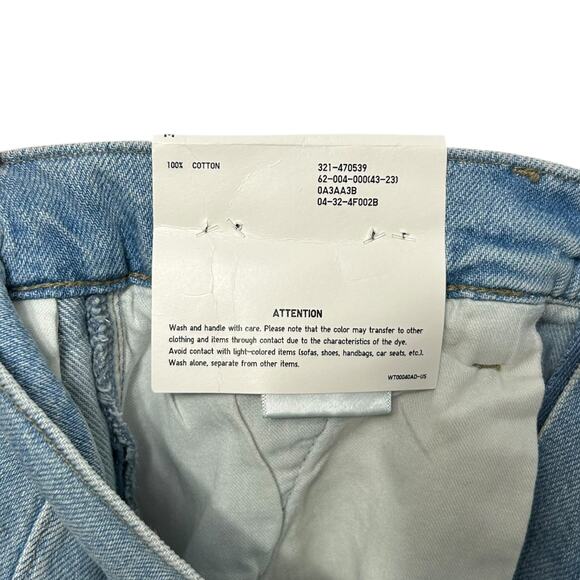 Uniqlo Relaxed Ankle Jeans NWT Women's Sz M Light Wash Academia Everyday Denim - Picture 8 of 8